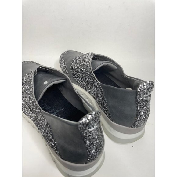 Free People Henry Beguelin Twinkle Slip-On Leather Sneaker Glitter Size 39 US 9 - Picture 5 of 10